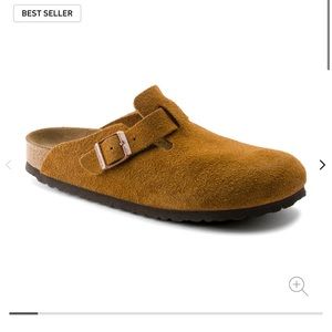 Mink colored Boston Birkenstocks! Worn 3x!! Size 39!